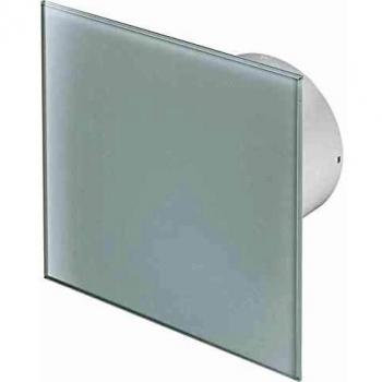 Cordon à Traction Ventilateur 125mm Verre Blanc