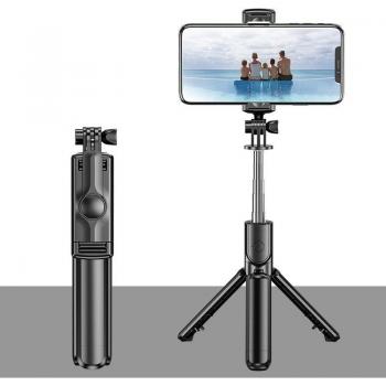 Trépied S03 avec Bâton de Selfie Bluetooth pour Smartphone