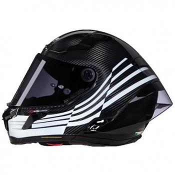 Casque Intégral Nolan X-804 RS Ultra Carbon Noir-Blanc XL