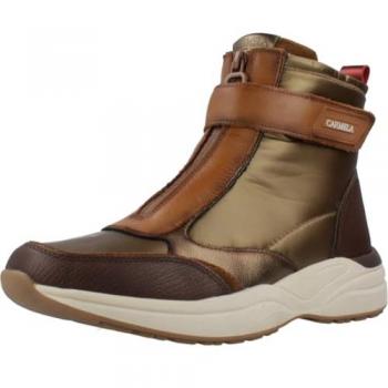 Carmela Bottines Plat Marron 161962