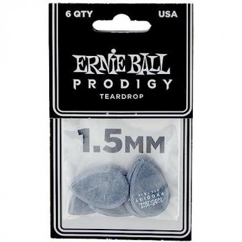 Ernie Ball Black Teardrop Prodigy Picks 6-Pack