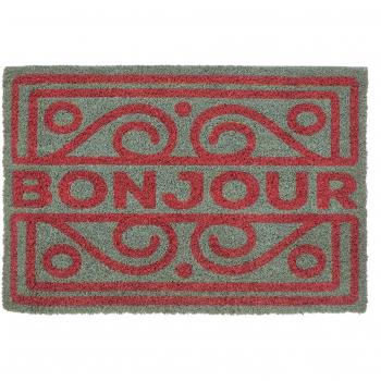Neon Bonjour Coir Doormat