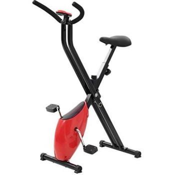 Rot X-bike Heimtrainer mit Widerstandsband