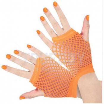 Nylon Spandex Short Wrist Mesh Gloves for Women
