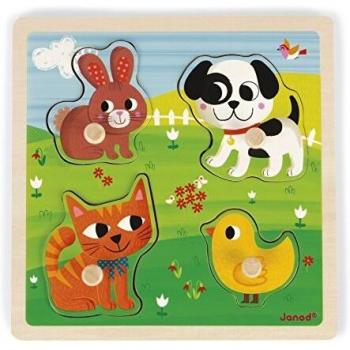Puzzle Tactile Mes Premiers Animaux