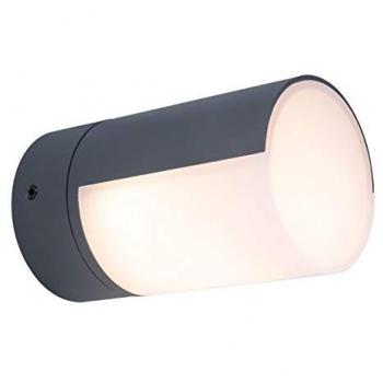 Licht-Erlebnis Outdoor-Wandleuchte DAPHNEA – Anthrazit, warmweißes LED, IP54