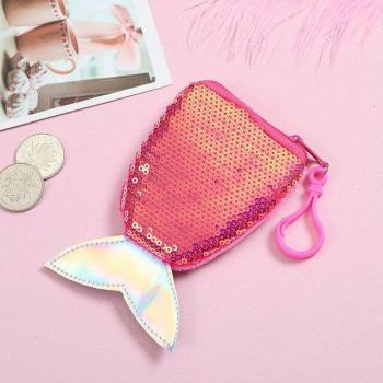 Small Mermaid Tail Sequined Coin Purse