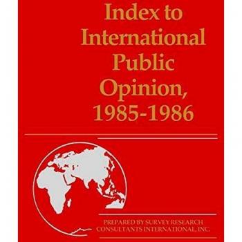 Index to International Public Opinion, 1985-1986,  Index to International Public Opinion