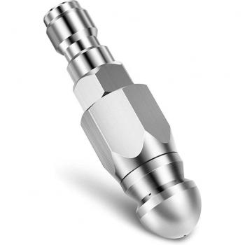 Drain Cleaning Jetter Nozzle for Pressure Washer with 1/4 inch Quick Connect