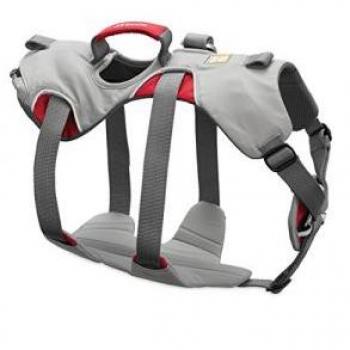 Obojek Ruffwear DoubleBack v Cloudburst šedé barvě – S