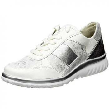 Semler Damen Sneaker, Lena, Weiß (Weiss-Silber 101)