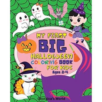 Yunaizar88: My First Big Halloween Coloring Book for Kids Ages 2-4