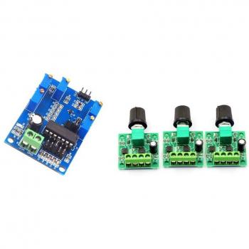 Contrôleur vitesse moteur DC 1.8-12V, 2A, 30W + module ondes trig/carrées