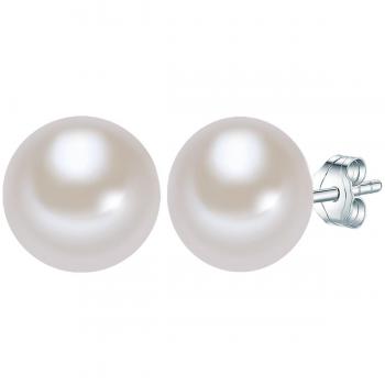 Perlas Valero Pendientes en Plata y Blanco