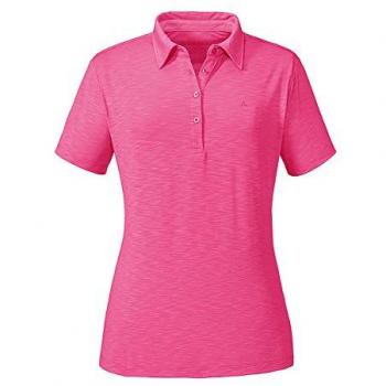 Schöffel Damen Polo Capri1 Shirt, Rosa (Camine Rose), 44