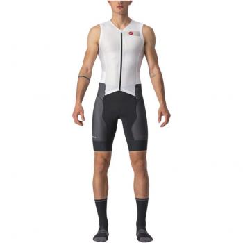 Castelli Tritraje Libre Sanremo 2 Sin Mangas Blanco y Negro M