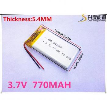 Pile polymère 770 mAh 3.7V pour haut-parleurs intelligents