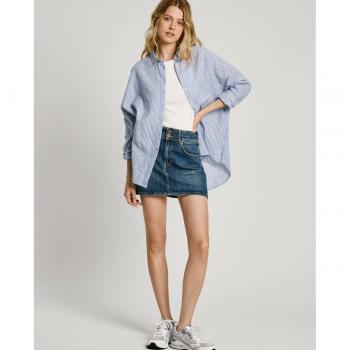 Mini jupe femme PEPE JEANS – Couleur bleu, taille L