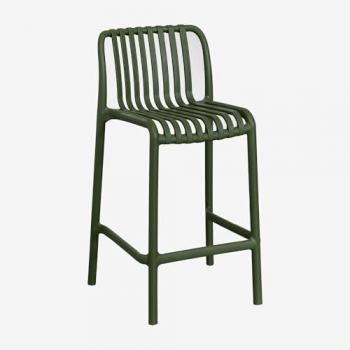 Wendell Tabouret haute capacité empilable – Vert Pesto, 65 cm