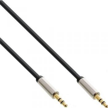 InLine 99211 Slim Audio Klinkenkabel 3,5 mm ST/ST – 1 m