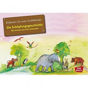 Don Bosco Die Schöpfungsgeschichte. Wie Himmel und Erde entstanden. Kamishibai Bildkartenset
