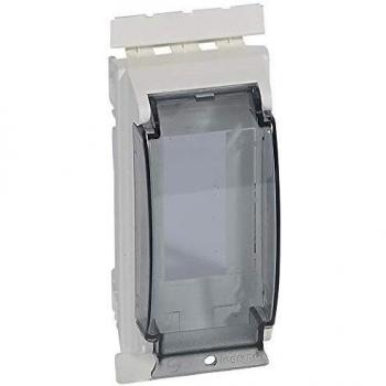 Enjoliveur amovible Legrand Mosaic (4 emplacements, 2 modules utilisés)