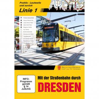 Mit der Straßenbahn durch Dresden, Linie 1: Prohlis Leutewitz und zurück