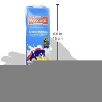 Leche Semidesnatada Pascual 1 Litro x 6 Unidades