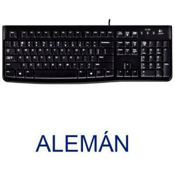Teclado Logitech OEM K120 Alemán para Business (OEM) USB P/N:920-002516