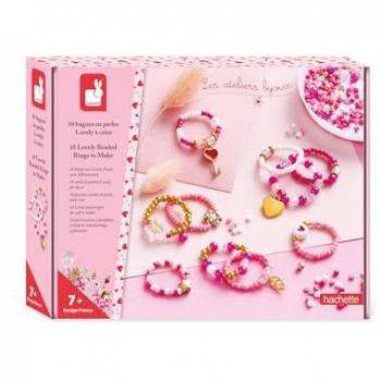 Kit de Création de 10 Bagues en Perles