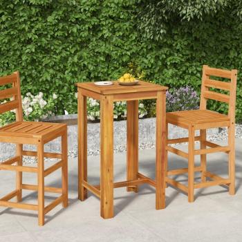 Vidaxl Garten-Bartisch 60x60x105 cm aus massivem Akazienholz