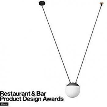 Faro Mine 1 Light Ceiling Pendant Wood, Dark Grey, E27