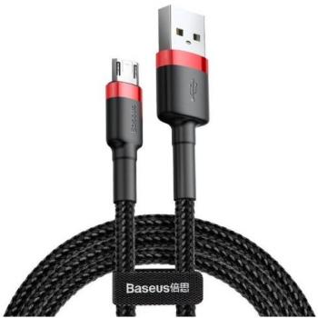 Baseus 3m Micro USB Cable (Black/Red) – High‑Durability Nylon