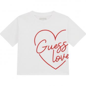 Camiseta Guess infantil con diseño boxy