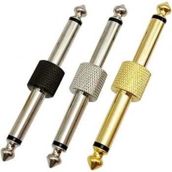 Effekt‑Kabel‑Stecker‑Bündel – 1/4″ Metall‑Coulper‑Jack (3 Stk)