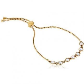 Donna bracciale intrecciato placcato oro Tommy Hilfiger