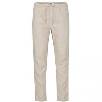 Solid Beige Taiz Pantaloni