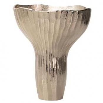 ADDA HOME Florero Aluminio Plateado 27x22x30 Cm