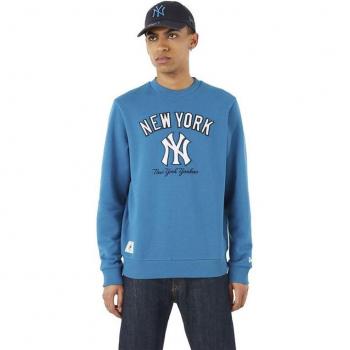 Herren Hoodie ohne Kapuze New Era MLB Heritage New York Yankees Blau