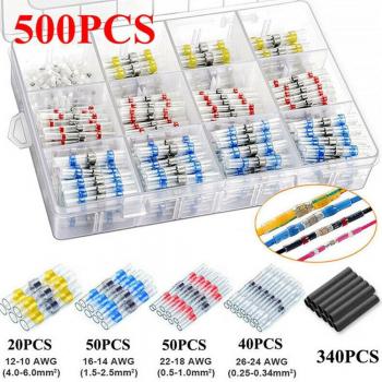 500PCS Marine Grade Solder Seal Connectors