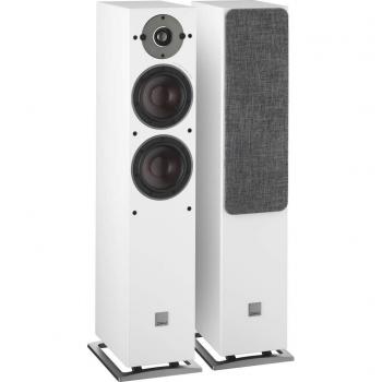 White Oberon 5 Floor Stand 130mm Double Woofer Bundle