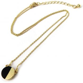 N8188 Cleopatra Black Gold Pendant