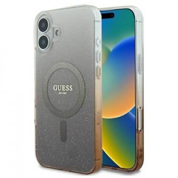 Housse Guess iPhone 16 6,1 – MagSafe & Glitter