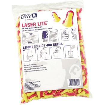 Howard Leight Laser Lite Earplug Refill Pack (200 Pairs) SNR 35 dB