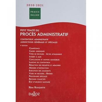 Petit traité du procès administratif 2020/2021