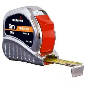 Tri-Matic Chrome Pocket Tape, 5m/16ft with 19mm Blade by HULTAFORS (TM5ME HUL368113)