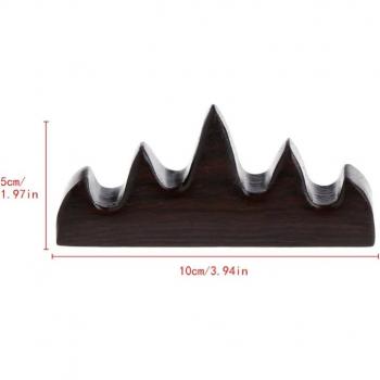 Porte-pinceaux en bois classique, 4 compartiments pour stylos de calligraphie