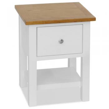 Nightstand vidaXL 36x30x47 cm Solid Oak Wood