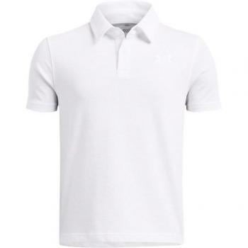 UA B Icon Polo T-Shirt – White