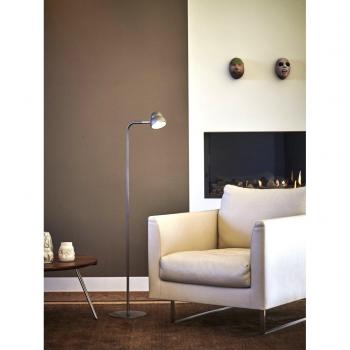 Herstal FICO Bodenleuchte – Metallic‑Grautöne